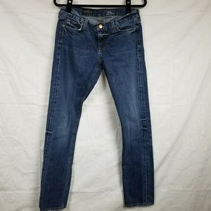 J Crew dark wash matchstick jeans 29 tall